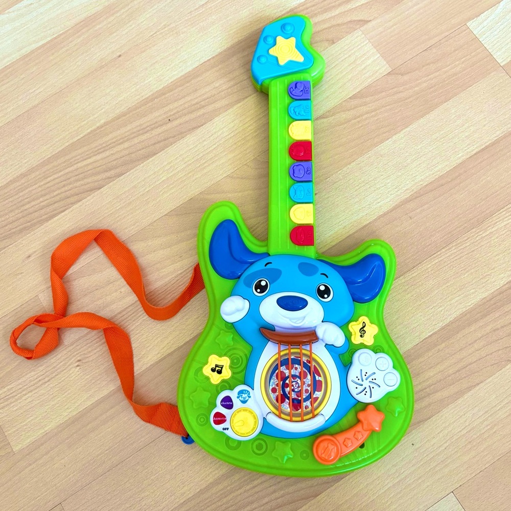 Toy Puppy Guitar for Kids | Electronic Musical Toy with Interactive Buttons